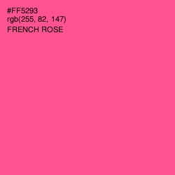 #FF5293 - French Rose Color Image
